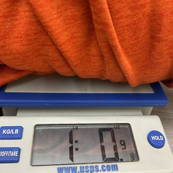 The North Face Men's TNF Full-Zip Hoodie Sweatshirt Men's XL Orange Fleece - Picture 6 of 10